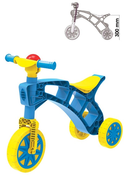Ролоцикл 3 колір синій ЦБ-00151217 SKT000515850 фото