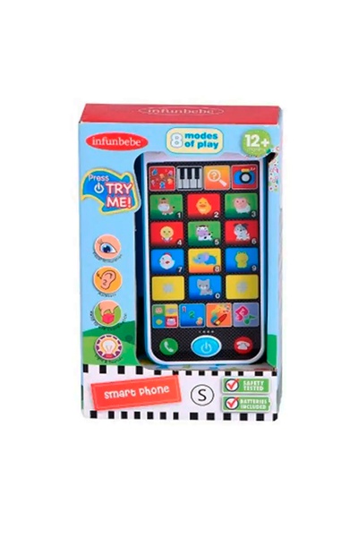 Дитячий музичний мобільний телефон колір різнокольоровий ЦБ-00245071 SKT000980484 фото