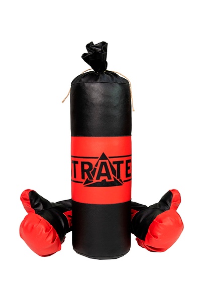 Боксерський набір - груша та рукавички колір червоно-чорний ЦБ-00239657 SKT000959246 фото