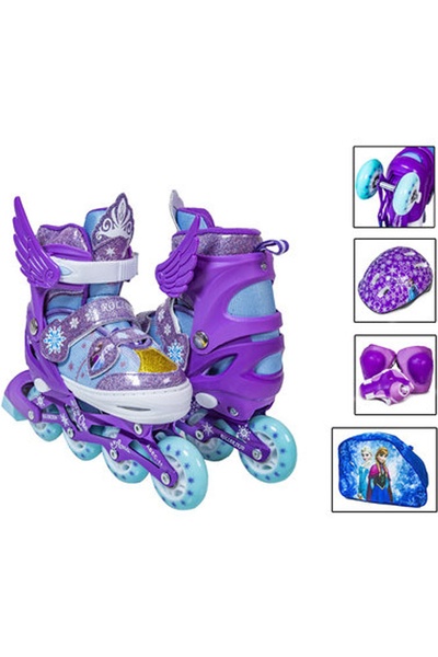 Роликовые коньки для девочки М цвет фиолетовый ЦБ-00155409 SKT000527861 фото