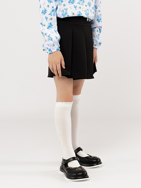 Спідниця-шорти для дівчинки 152 колір чорний ЦБ-00221741 SKT000913505 фото