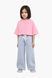 Джинсы wide leg для девочки цвет голубой 152 ЦБ-00290462 фото 1