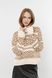 Женский свитер 46 цвет молочный ЦБ-00233459 SKT000941529 фото 1