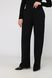 Штани прямі жіночі колір чорний 44 ЦБ-00284299 фото 6