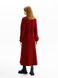 Сукня жіноча з довгим рукавом 46 колір бордовий ЦБ-00235570 SKT000946333 фото 3