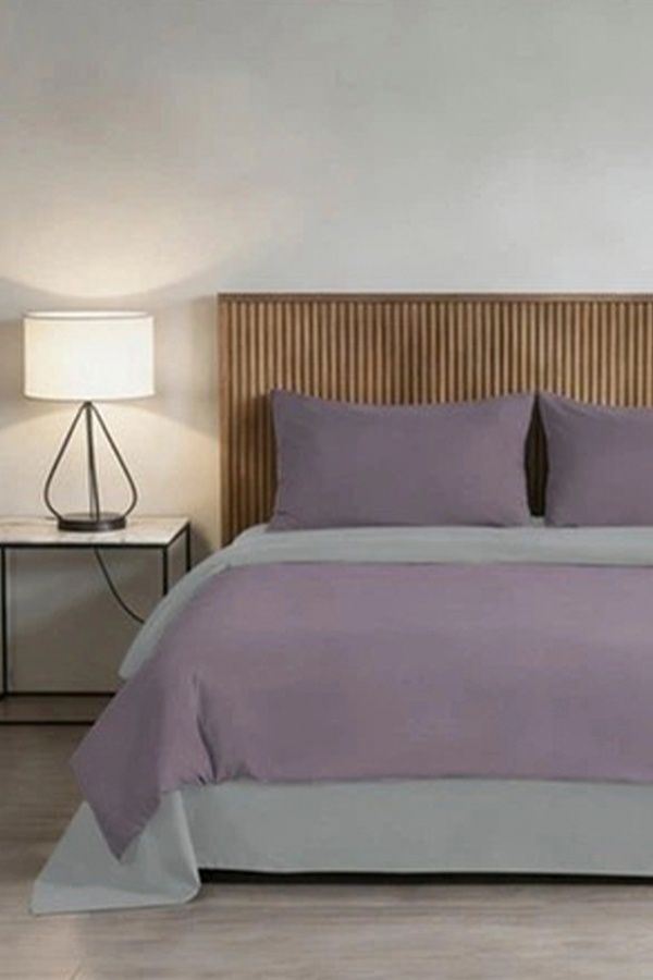 Комплект SOHO Комплект постільної білизни Двоспальний 180*220 Purple/Light gray ЦБ-00296487 фото