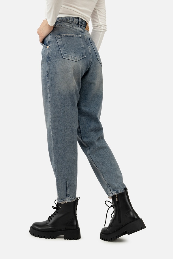 Жіночі джинси 38 колір синій ЦБ-00243939 SKT000969925 фото