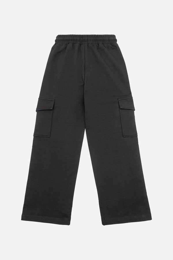 Спортивные штаны для девочки 116 цвет черный ЦБ-00219859 SKT000908449 фото