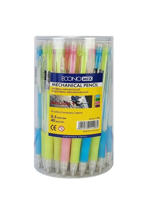 Карандаш механический ECONOMIX BOLIDE HB 0,5 мм. Economix E11408 ЦБ-00096547 фото