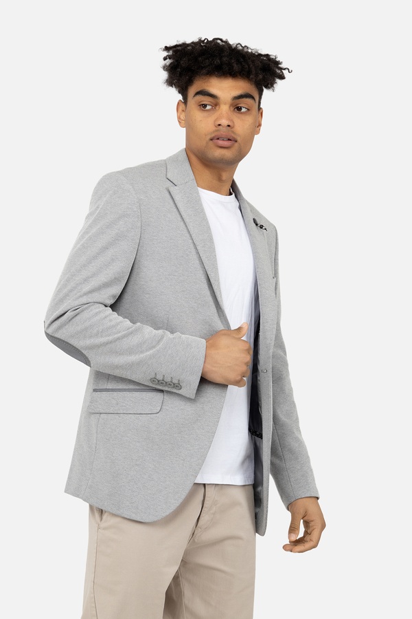 Чоловічий піджак 46 колір сірий ЦБ-00245641 SKT000982346 фото