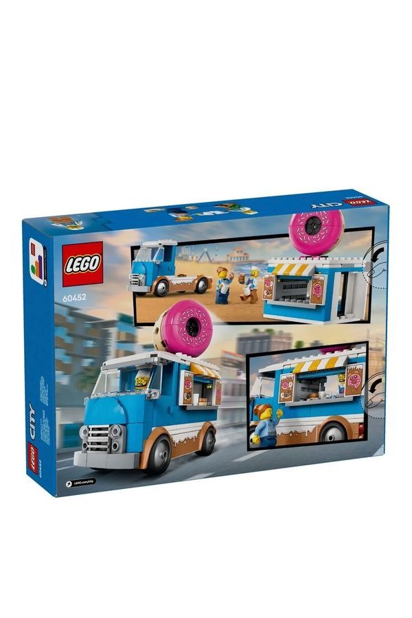 Конструктор LEGO City - Вантажівка з пончиками (60452) 60452 ЦБ-00269213 фото