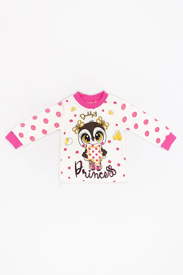 Пижама "Сова" на девочку 62 цвет малиновый ЦБ-00178547 SKT000594654 фото