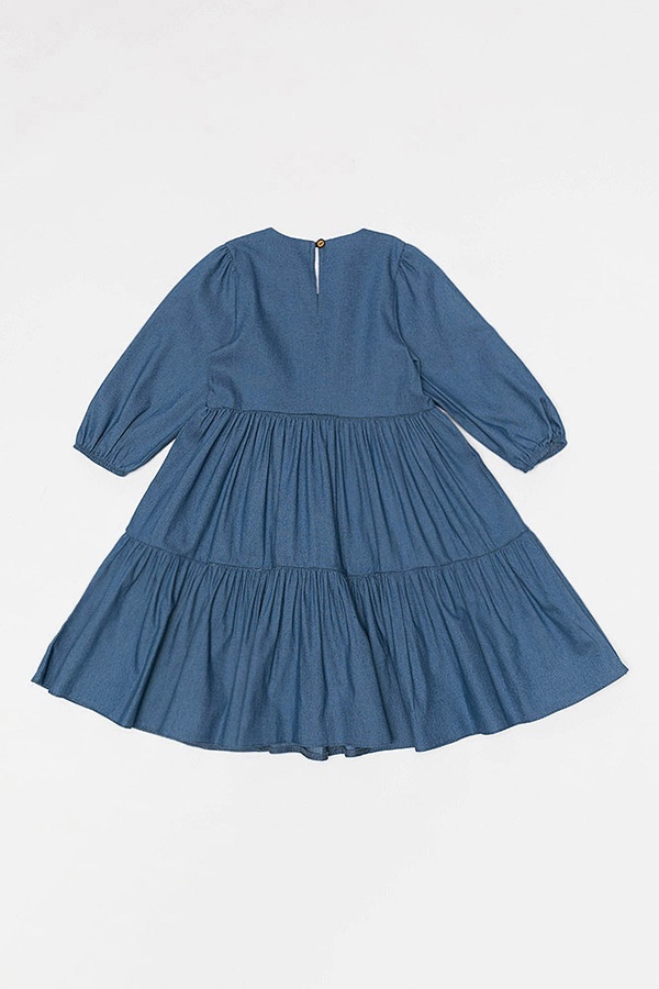 Джинсова сукня для дівчинки 116 колір блакитний ЦБ-00190616 SKT000843114 фото