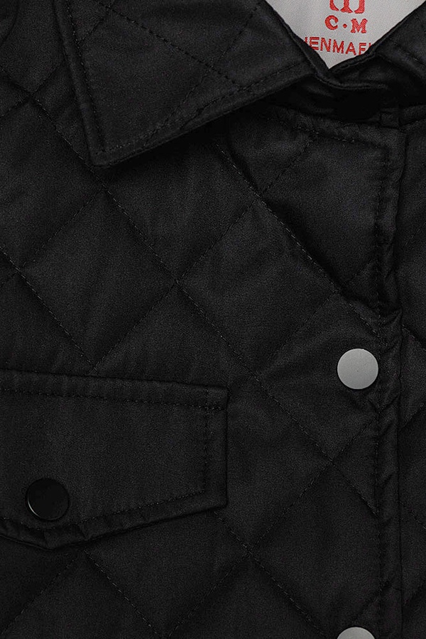 Куртка короткая для девочки 140 цвет черный ЦБ-00207634