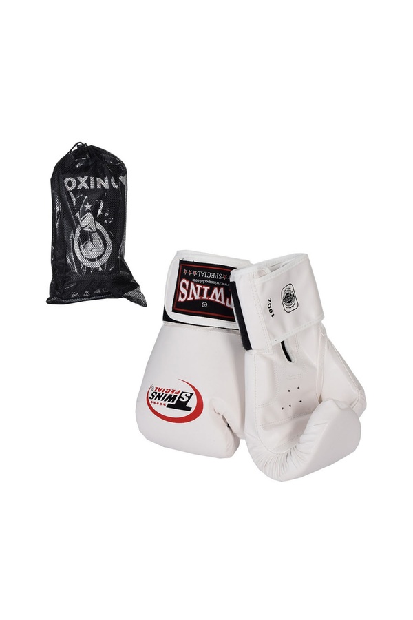 Боксерські рукавички 12OZ колір білий ЦБ-00189643 SKT000840563 фото