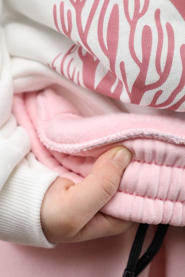 Штани спортивні для дівчинки колір рожевий 116 ЦБ-00286445 фото
