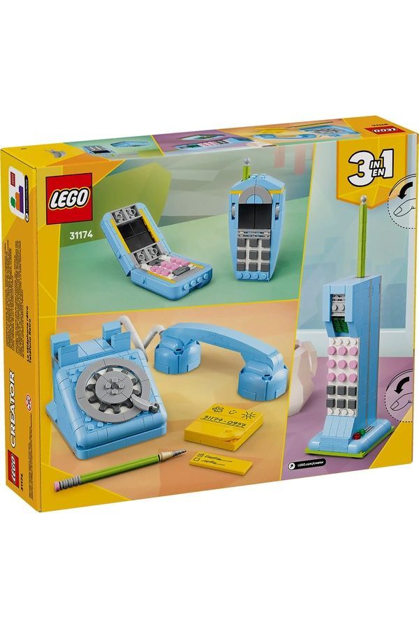 Конструктор LEGO Creator - Ретро телефон, 383 деталі 31174 ЦБ-00283681 фото