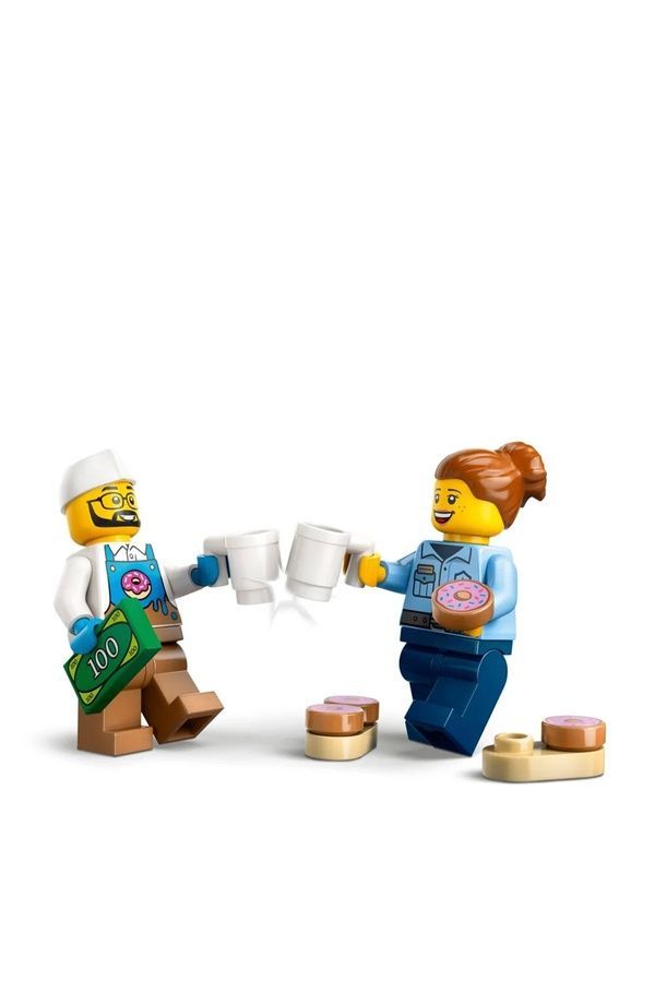 Конструктор LEGO City - Вантажівка з пончиками (60452) 60452 ЦБ-00269213 фото