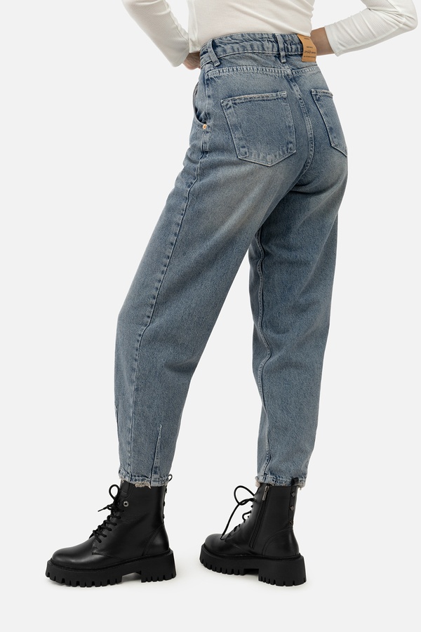 Жіночі джинси 38 колір синій ЦБ-00243939 SKT000969925 фото