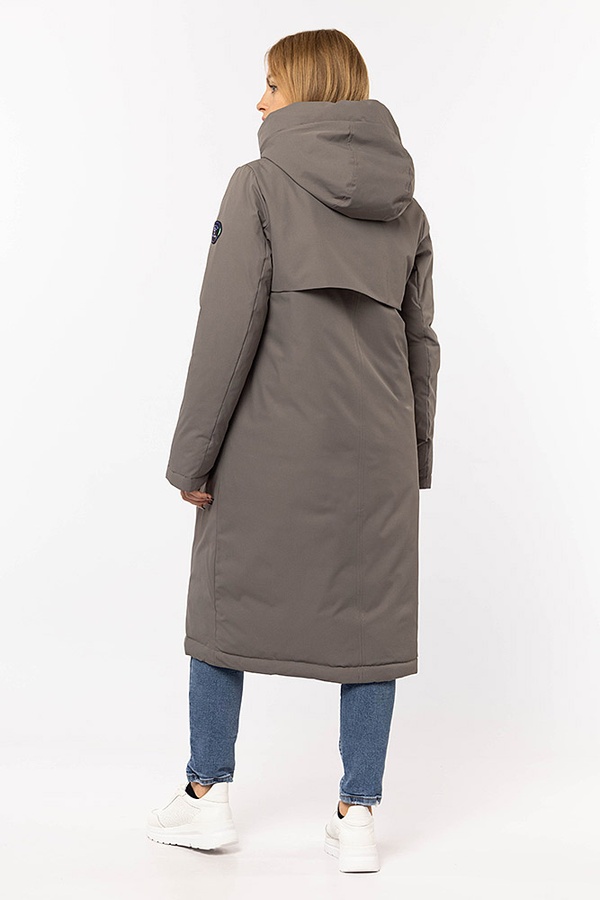 Жіноча куртка 42 колір сірий ЦБ-00195667 SKT000857774 фото