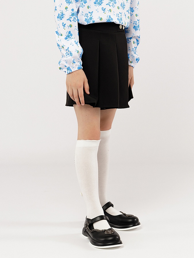 Юбка-шорты для девочки 152 цвет черный ЦБ-00221741 SKT000913505 фото