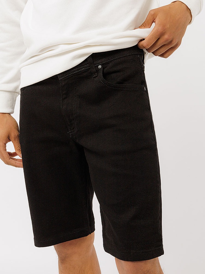 Мужские джинсовые шорты 56 цвет черный ЦБ-00220349 SKT000909410 фото