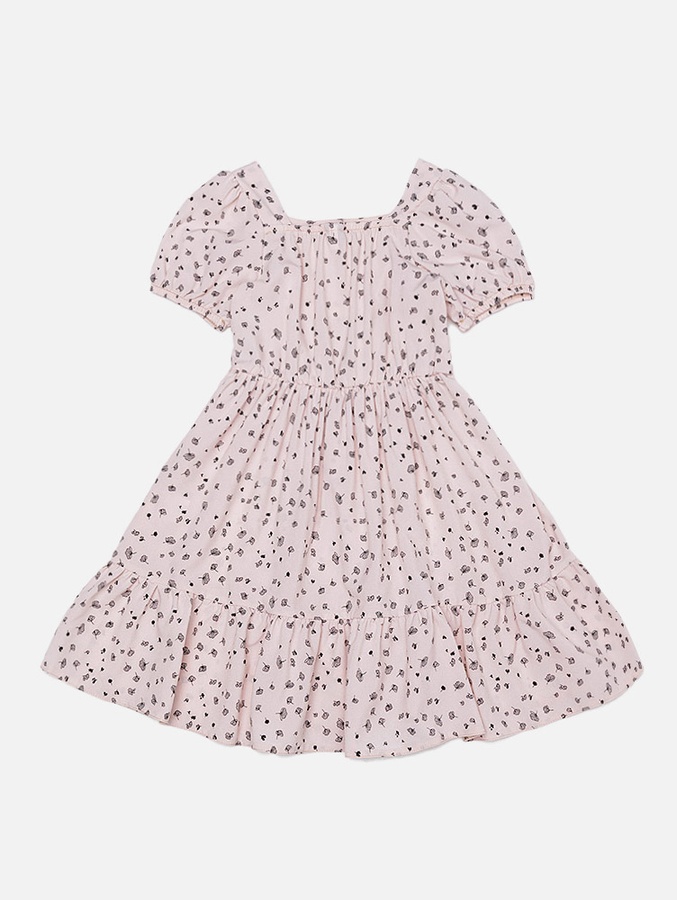 Сукня літня для дівчинки 128 колір персиковий ЦБ-00216959 SKT000901811 фото