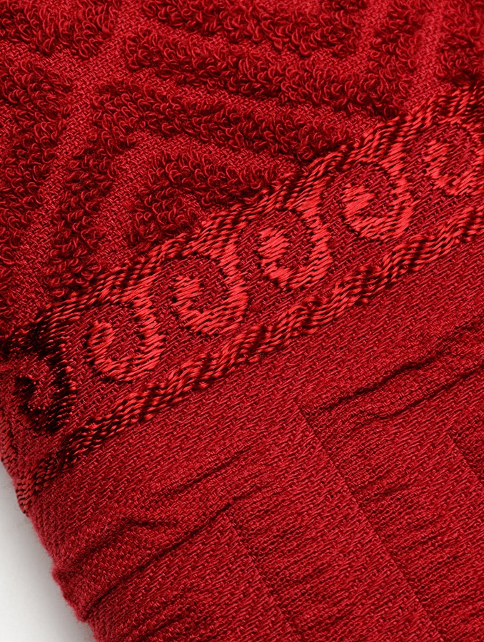 Полотенце YENI GREAK цвет бордовый ЦБ-00220977 SKT000911307 фото