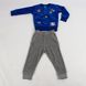 Пижама теплая на мальчика 104 цвет темно-синий ЦБ-00139134 SKT000500511 фото 1
