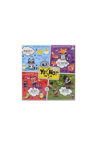 Карточная игра "YE/NOT Да/нет 4в1" Danko Toys YEN-02-01U ЦБ-00141590 фото