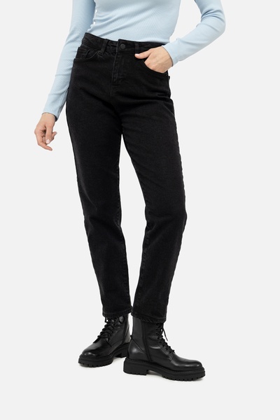 Жіночі джинси мом 52 колір темно-сірий ЦБ-00236267 SKT000951974 фото