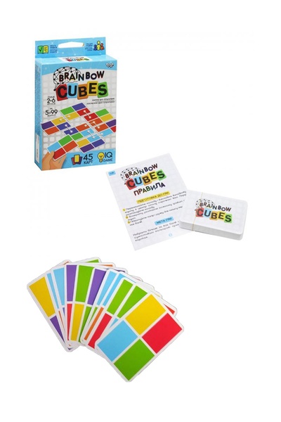 Розважальна настільна гра "Brainbow CUBES" колір різнокольоровий ЦБ-00166093 SKT000559615 фото