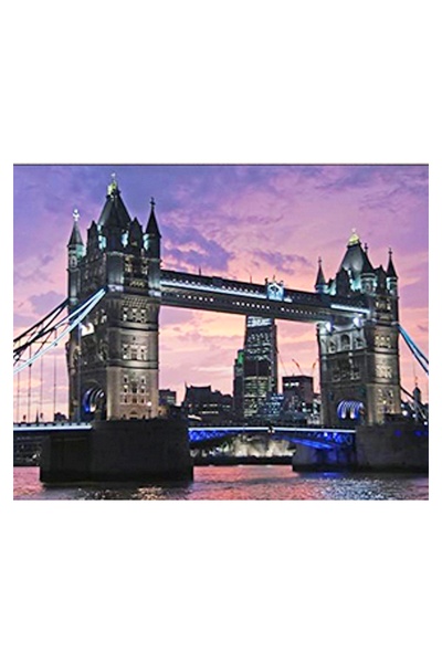 Набор для творчества - алмазная картина "Вечерний Тауэрский мост" цвет разноцветный ЦБ-00239573 SKT000959110 фото