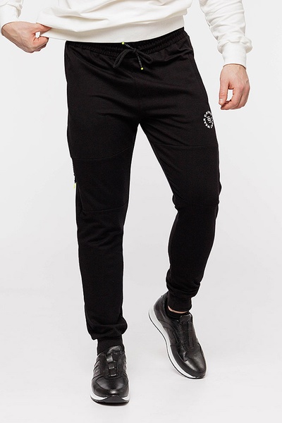 Чоловічі спортивні штани 50 колір чорний ЦБ-00210680 SKT000890268 фото