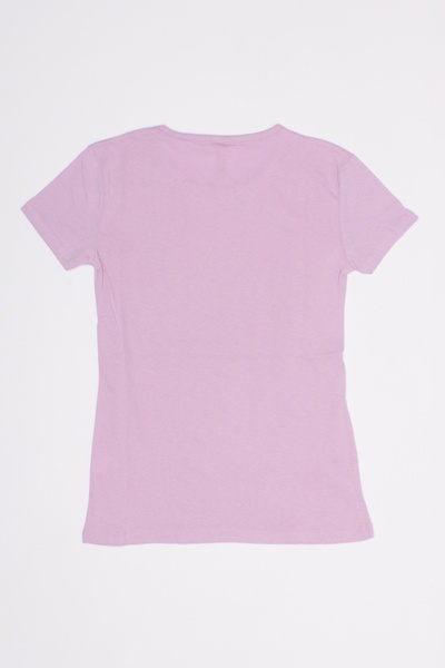 Жіноча футболка 48 колір бузковий ЦБ-00192021 SKT000847809 фото