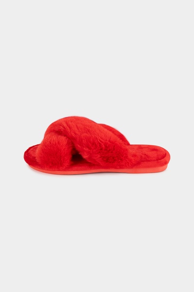 Жіночі капці 40 колір червоний ЦБ-00236278 SKT000952011 фото