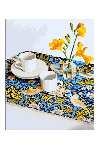 Картина за номерами " Барвисте чаювання" колір різнокольоровий ЦБ-00234039 SKT000942926 фото