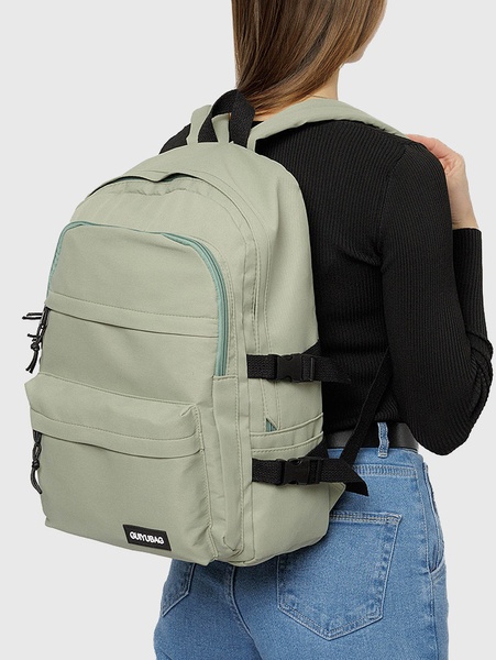 Женский спортивный рюкзак цвет зеленый ЦБ-00207042 SKT000882230 фото