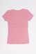 Женская футболка 48 цвет розовый ЦБ-00191980 SKT000847645 фото 3