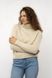 Жіночий светр 48 колір бежевий ЦБ-00233293 SKT000941192 фото 1