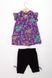 Костюм з шортами на дівчинку 92 колір фіолетовий ЦБ-00151805 SKT000519016 фото 2