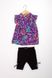 Костюм з шортами на дівчинку 92 колір фіолетовий ЦБ-00151805 SKT000519016 фото 1