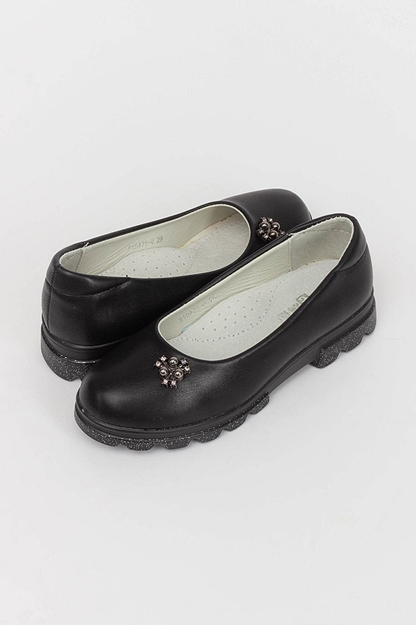 Туфлі на дівчинку 28 колір чорний ЦБ-00168799 SKT000565785 фото