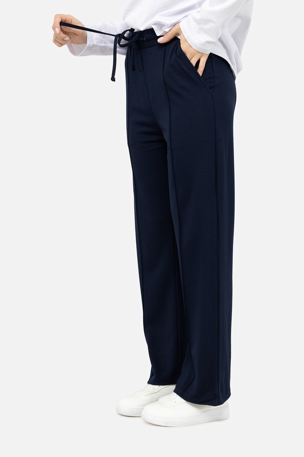 Женские брюки 46 цвет темно-синий ЦБ-00244531 SKT000979124 фото