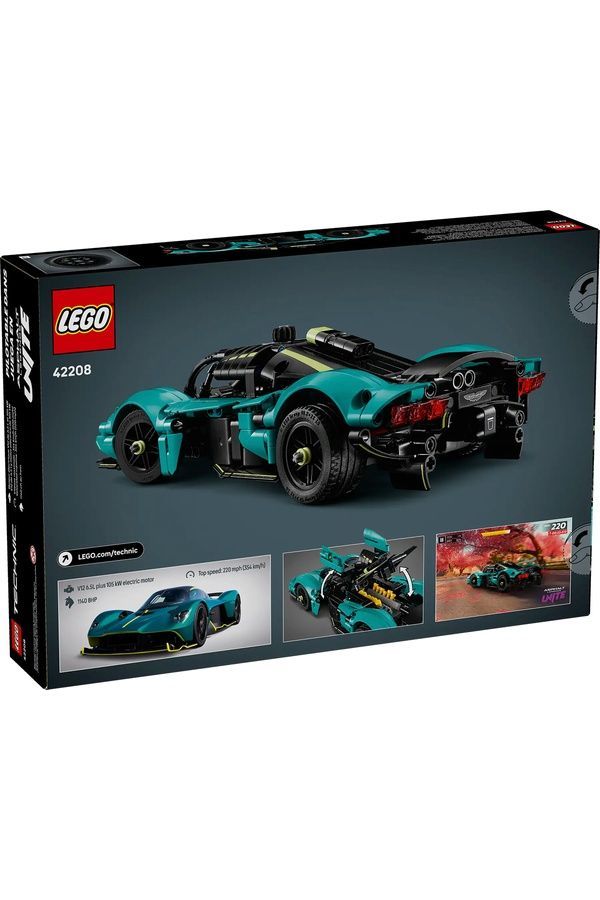 Конструктор LEGO Technic &ndash; Aston Martin Valkyrie, 707 деталей 42208 ЦБ-00283682 фото