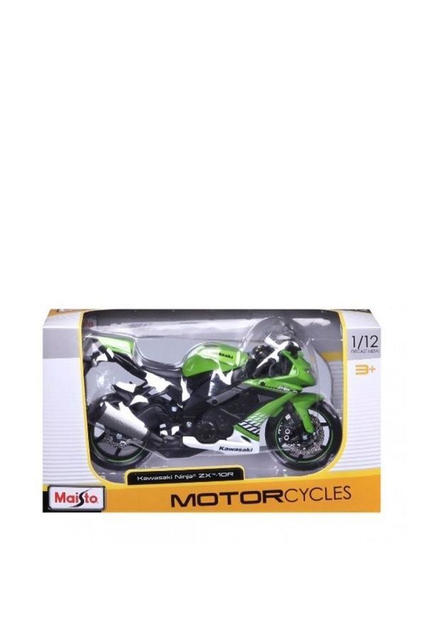 Мотоцикл іграшковий Kawasaki Ninja ZX-10R в масштабі 1:12 MAISTO 31101-10011 ЦБ-00268128 фото