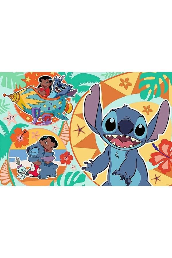 Пазл Trefl Maxi&nbsp;Lilo&Stitch&nbsp;Счастливый день, 24 элемента Trefl 43652 ЦБ-00289355 фото