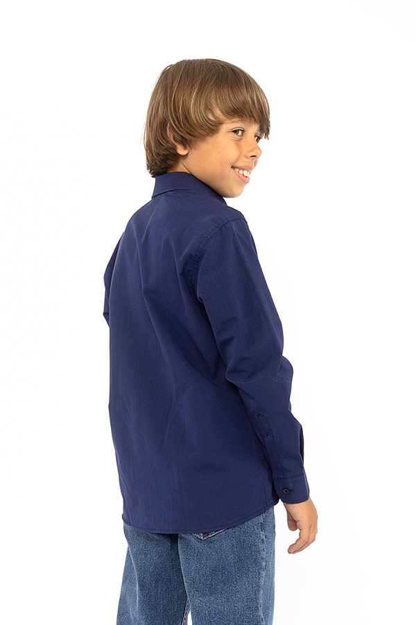 Сорочка на хлопчика 152 колір темно-синій ЦБ-00165999 SKT000559320 фото