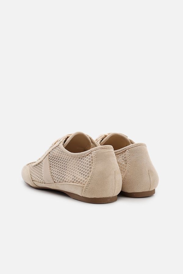Кеды женские цвет бежевый 41 ЦБ-00289083 фото