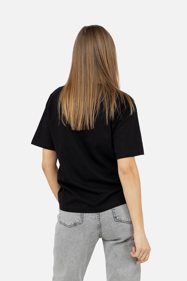 Женская футболка с коротким рукавом 44 цвет черный ЦБ-00246209 SKT000983854 фото